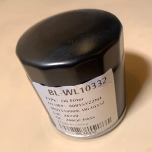 oil filter WL10332 90915YZZN1 aftermarket replacement