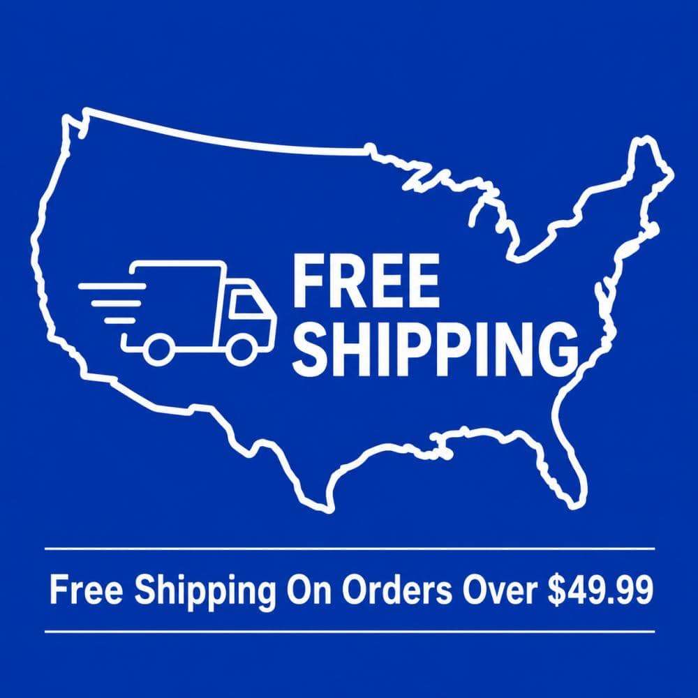 Free Shipping for all orders over $49.99