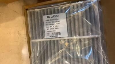 Beilizi 68233626AA Activated Carbon Cabin Air Filter for Jeep Wrangler