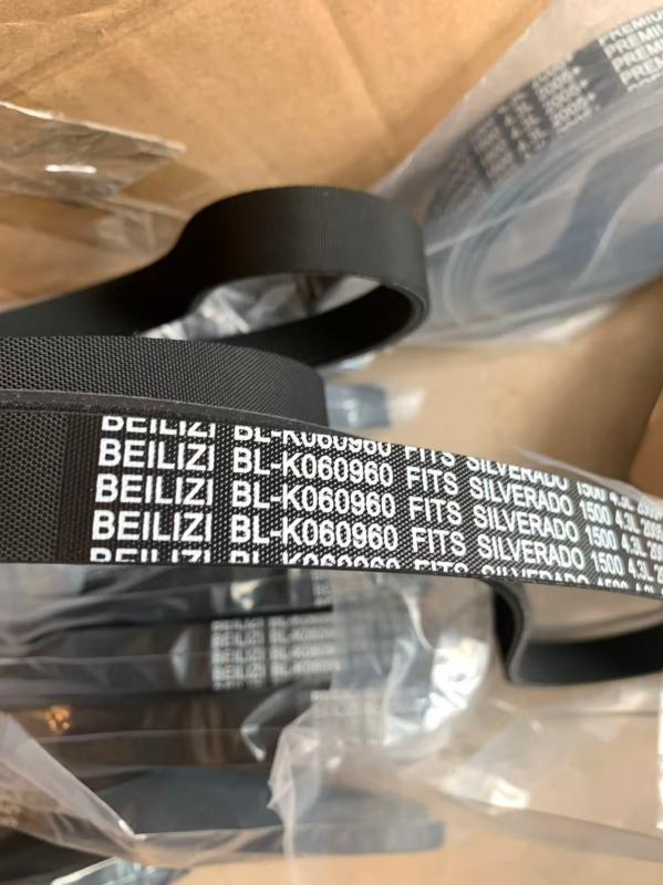 Beilizi 6PK2439 aramid reinforced serpentine belt E3ZZ8620A K060960 for Chevrolet Silverado 1500 4.3L V6