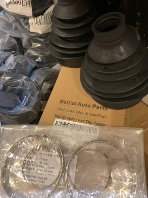 Beilizi CV‑Boot‑31AA 2‑Pack Outboard CV Boot Repair Kit 29mm Small‑End CR Neoprene Rubber with Moly Grease and 304 Stainless‑Steel Clamps