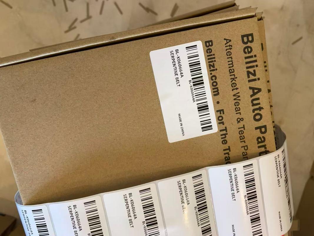 Beilizi 6PK1687 aramid reinforced serpentine belt 5281374AA K060664A for Dodge Durango Jeep Grand Cherokee 3.6L